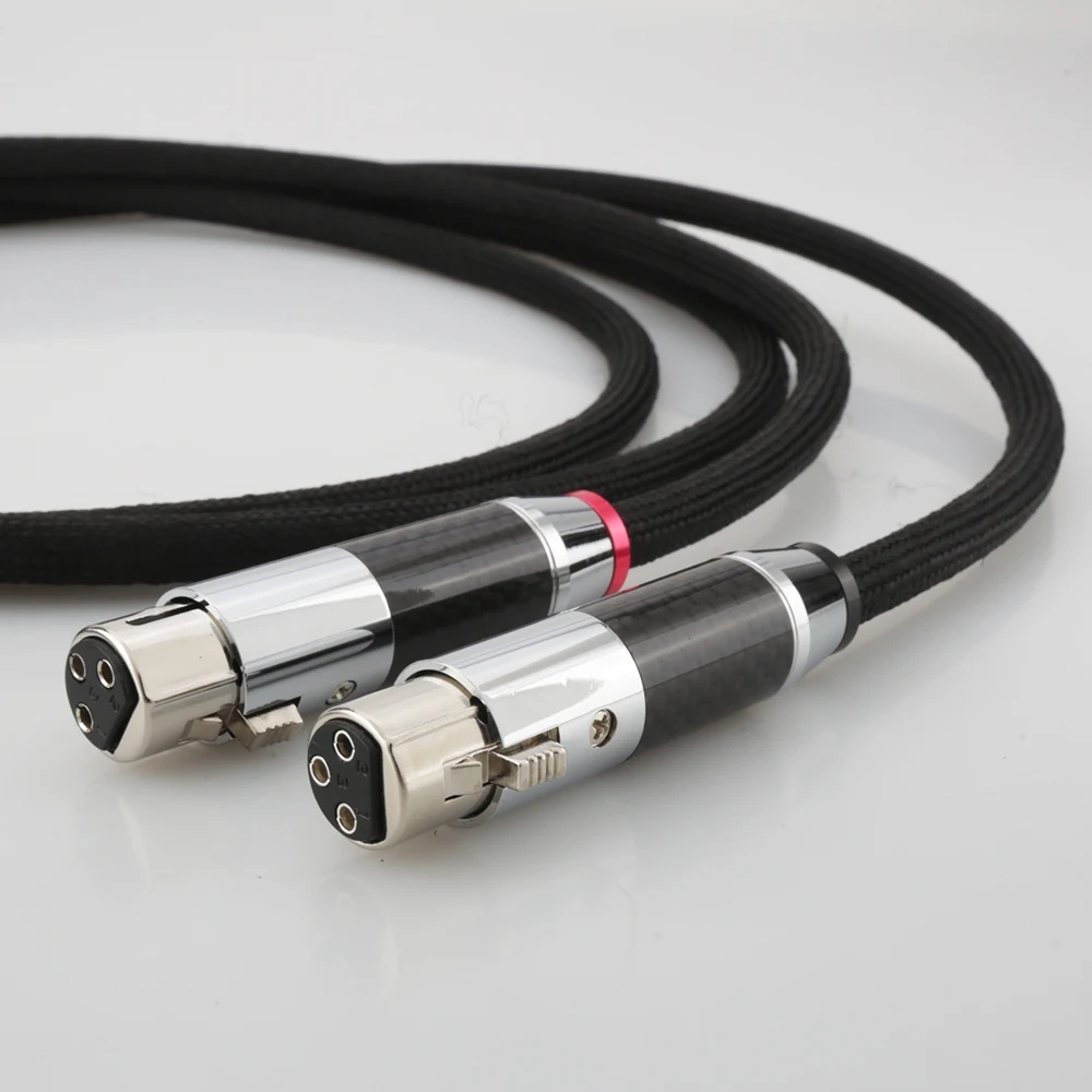 

Pair Audiocrast High Quality A10 Silver Plated HIFI Silver Plating XLR Plug Interconnect Audio Cable