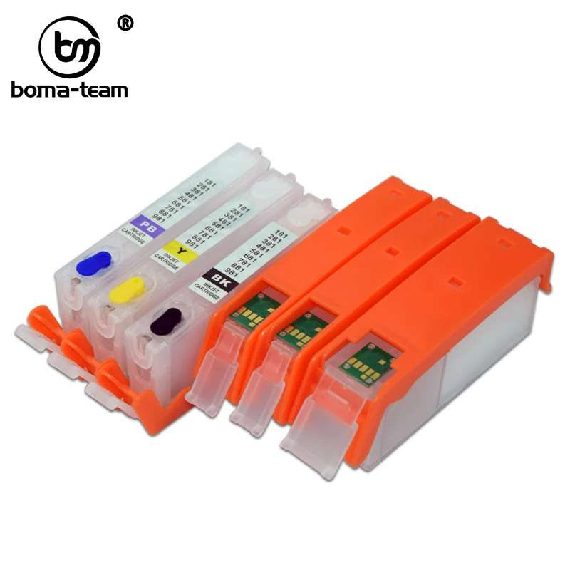 Empty Refill Ink Cartridge With ARC Chip PGI-580 CLI-581 For Canon PIXMA TS8150 TS8151 TS8152 TS9150 TR7550 TR8550 TS6150 TS6151