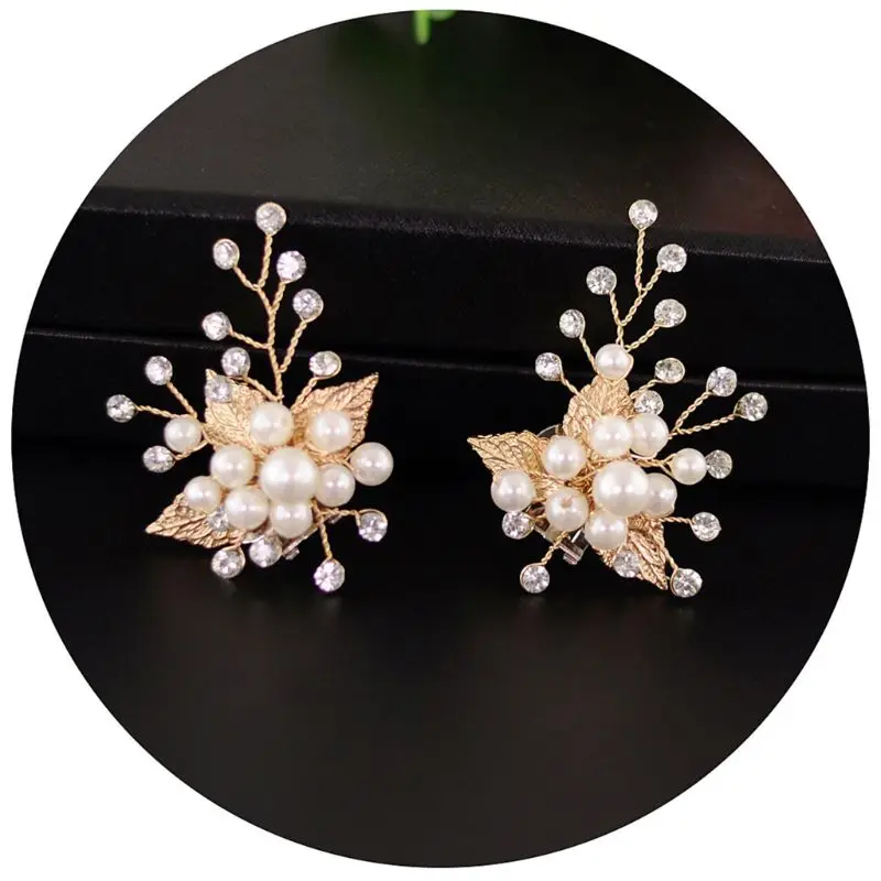 1 chiếc Giày Kẹp Lá Vàng Hợp Kim Cưới Giày Cao Gót Trang Trí Phụ Nữ Quyến Rũ Sang Trọng Thời Trang Vật Trang Trí DIY Giày phụ kiện