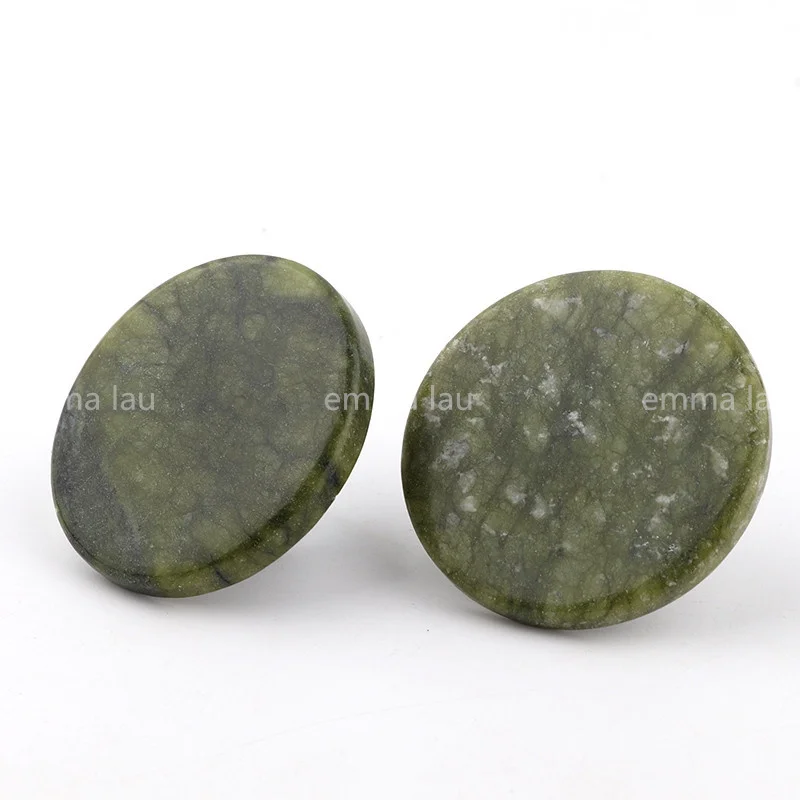 Large Round Knob and Handle Natural Sapphire Stone Drawer Cupboard Closet Door Knobs Single Hole Furniture Pulls