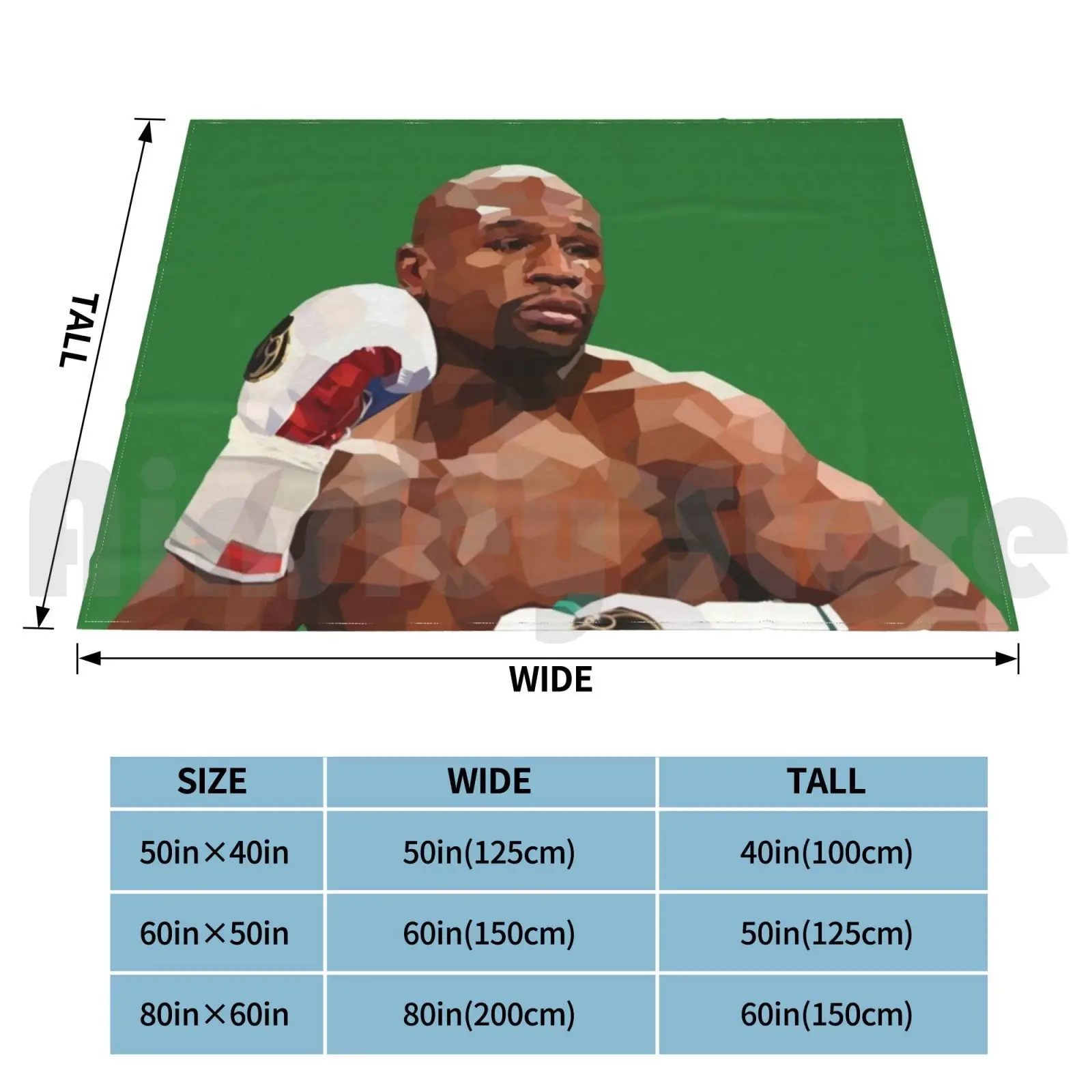 Blanket Fashion Custom Boxing Boxer Undefeated Mayweather Jr Mayweather Money Mayweather Boxeo