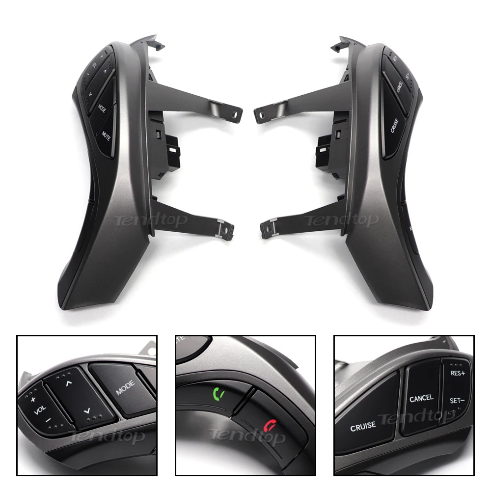 For Hyundai Elantra 2012 2013 2014 2015 Year I30 Control Volume Channel Phone Cruise Control Music Steering Wheel Buttons Switch