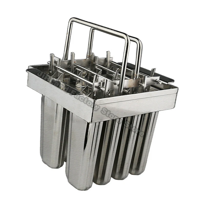 Stainless steel ice cream mould Popsicle mold Commercial Popsicle mold model 8 grid popsicle bucket making machine