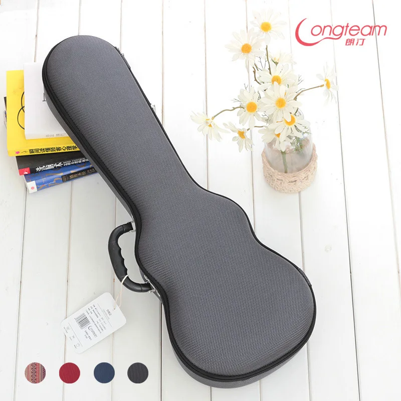 21 Inch Soprano Ukulele Case EVA Hard Box Lightweight Pressure-proof Colourful Protable Backpack Guitar Bags