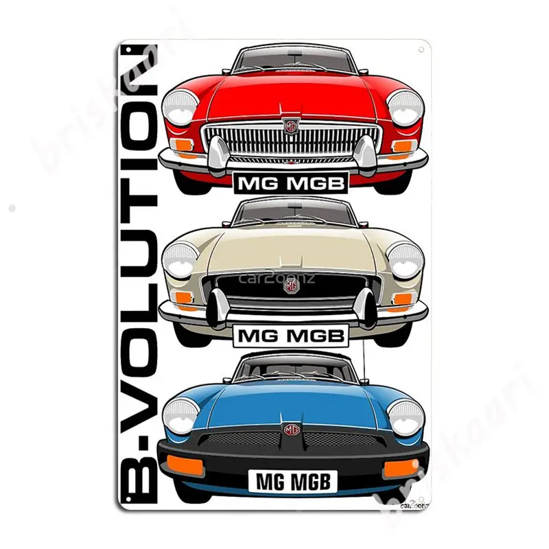 Mg Mgb Evolutions Metal Signs Cinema Garage Wall Decor Customize Mural Tin sign Posters