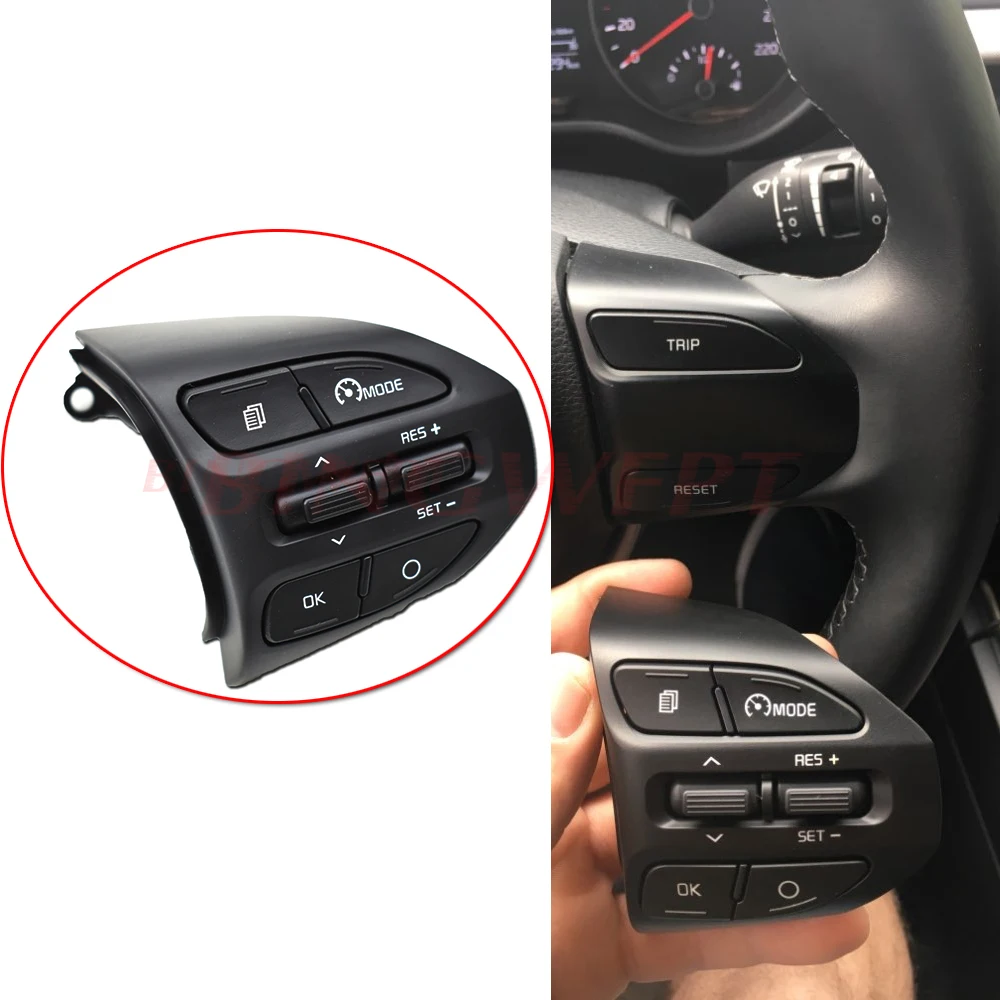 in stock Steering Wheel Button For KIA K2 RIO 2017 2018 2019 RIO X LINE Buttons Bluetooth Phone Cruise Control Volume