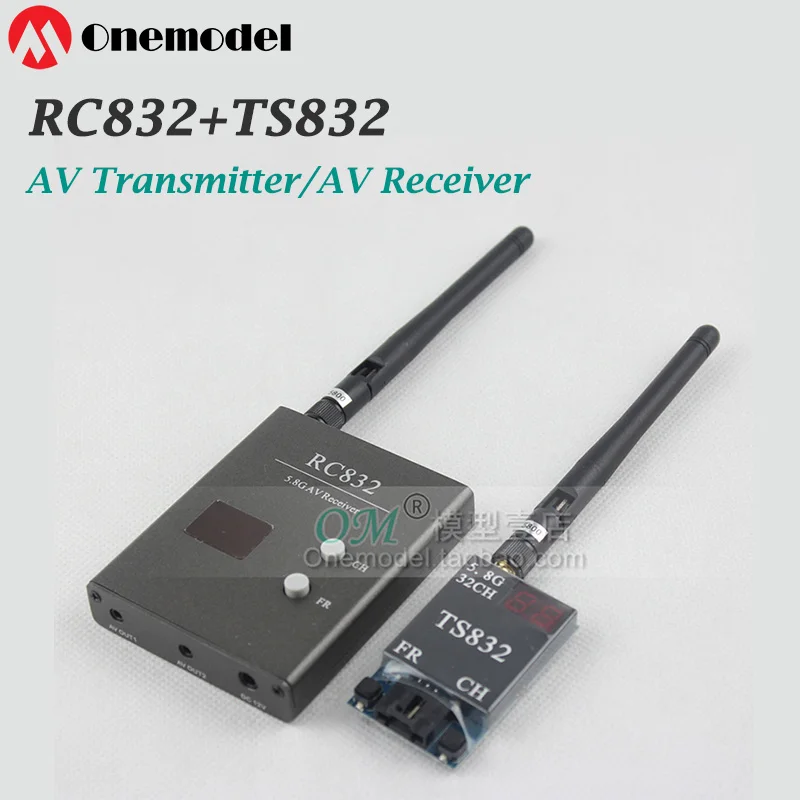 TS832 RC832 5.8G Wireless receiver 5.8G 40CH AV Receiver /5.8G 48CH AV Transmitter Module  MODEL TS832 5.8G 600mw48 Channels