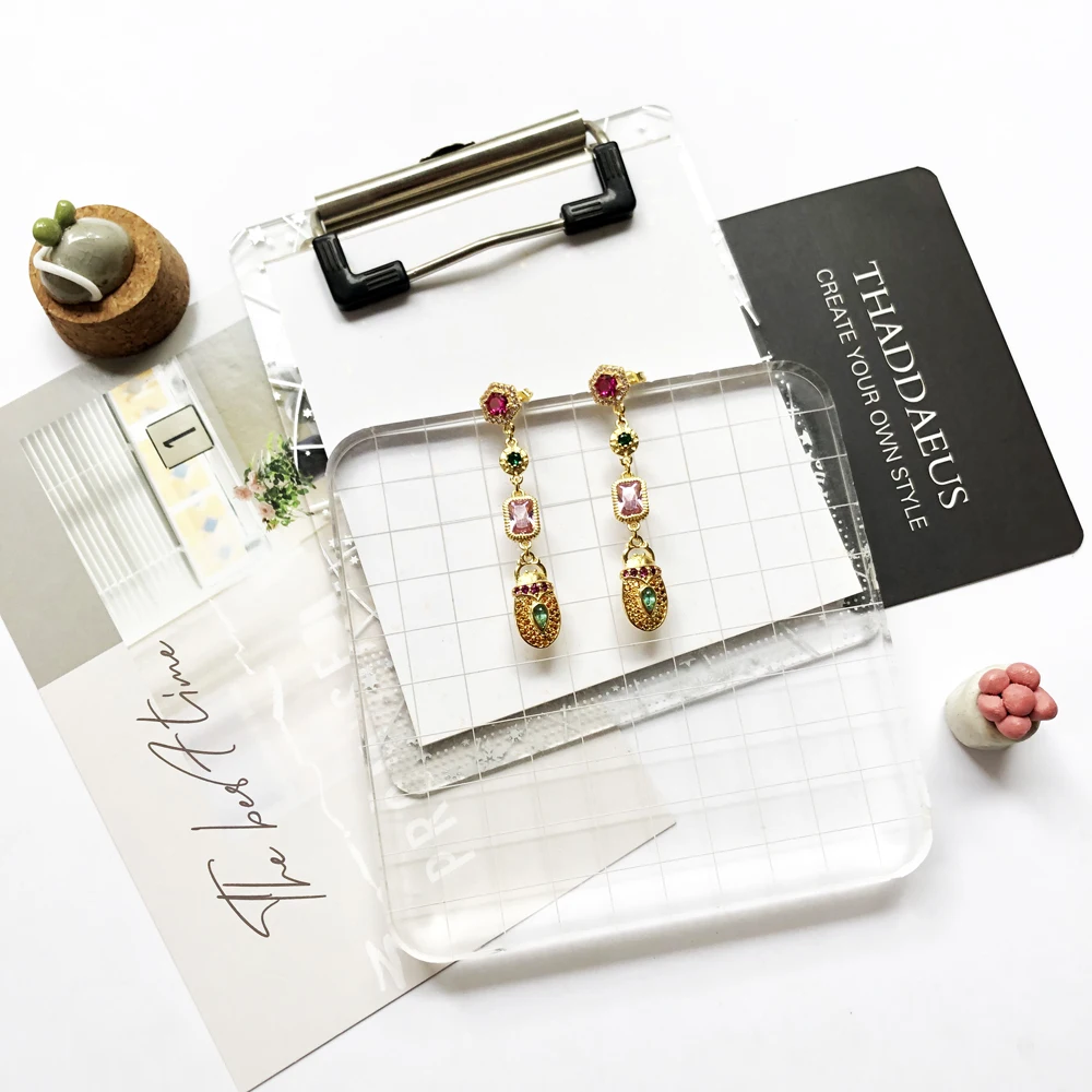 Drop Earrings Scarab Motif,Good Fine Jewelry Vintage Magical Talismans For Women,2020 Autumn New Lucky Gift