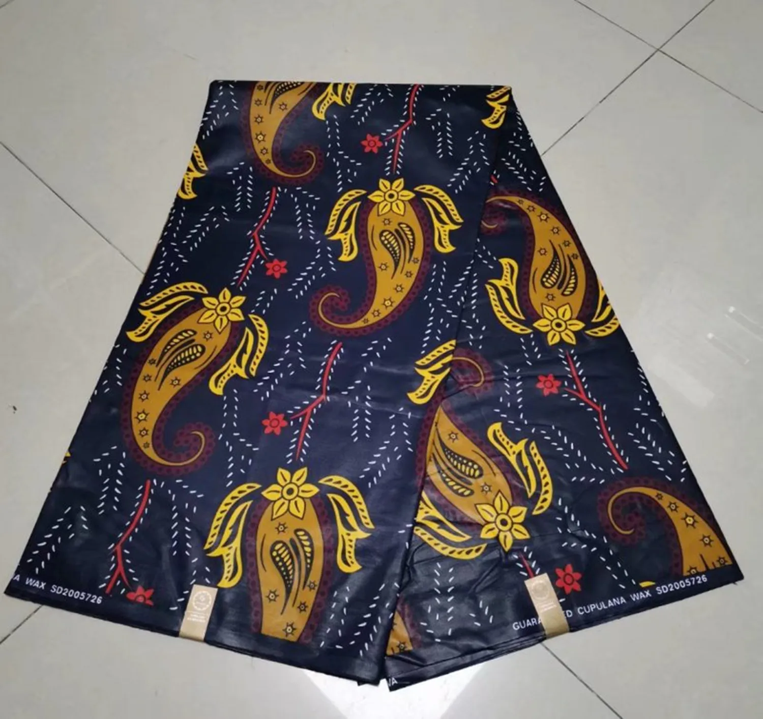 Kain Ankara Cetak Lilin Afrika 100% Katun Gaya Nigeria Dijamin Benar Lilin JAVA untuk Gaun TT01