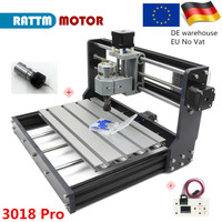 3 Axis 3018 Pro Mini CNC laser engraving Milling machine with GRBL 1.1F controller board for DIY Hobby woodworking machine