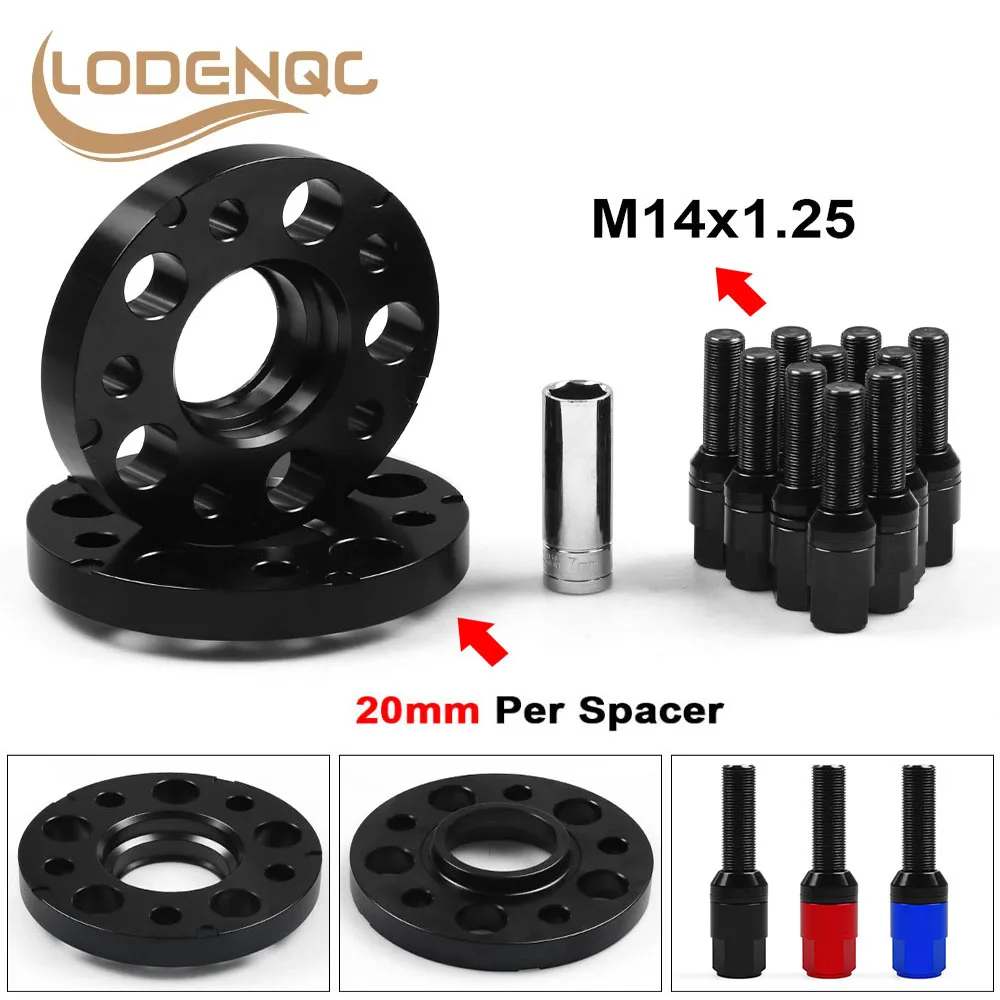 

20 мм 5x112 мм 66,6 мм втулка центральный отверстие колесные Распорки M14x1.25 конические болты для BMW X5 G05 X7 G07 2018 + и мини W/Шариковые болты