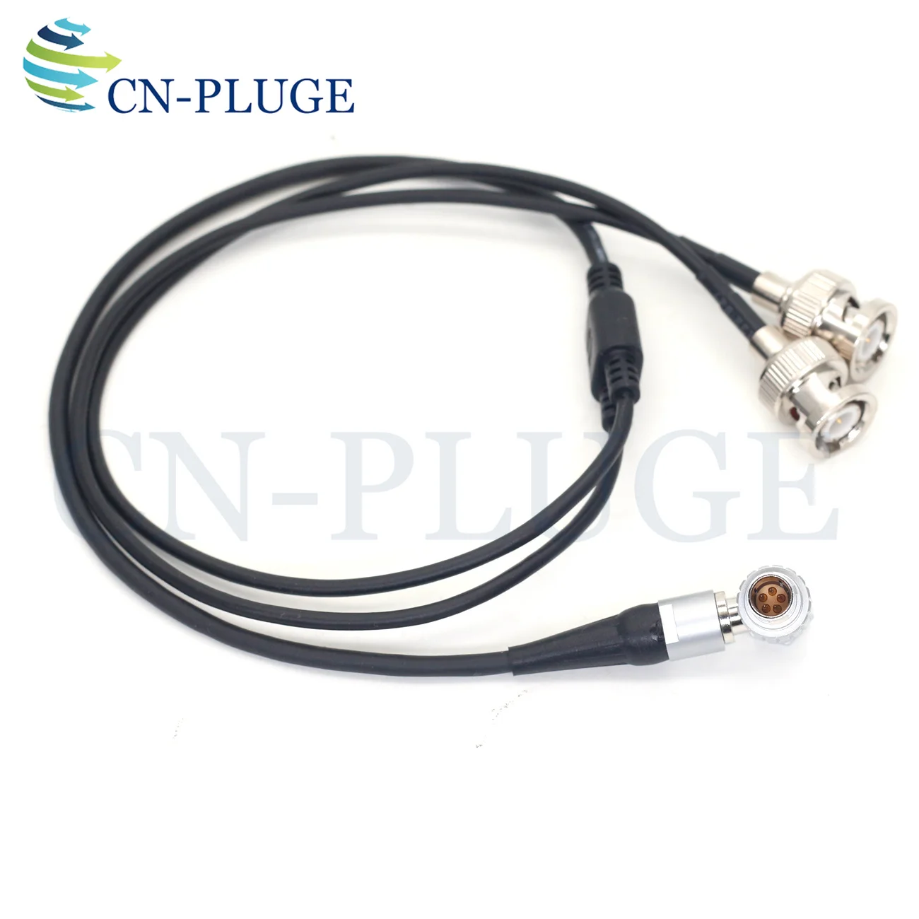 Sound Devices XL-LB2 0B 5pin Right Angle to Double BNC TIME CODE Input Output Cable One in Two