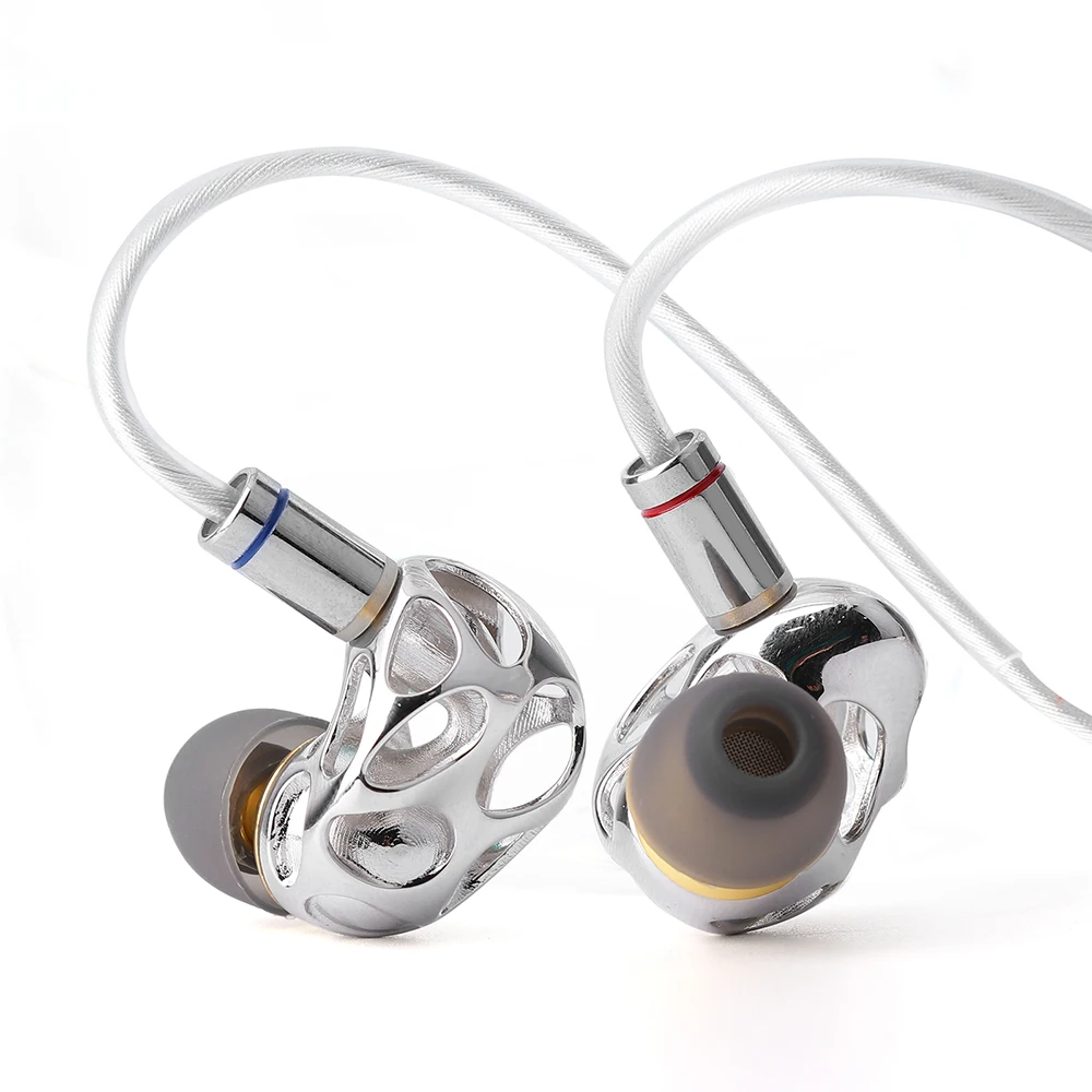 BLON BL-A8 Prometheus HiFi In-ear Earphones with 10mm Dynamic Driver, 3D-Printed Metallic Shell, Detachable 2 Pin Cable