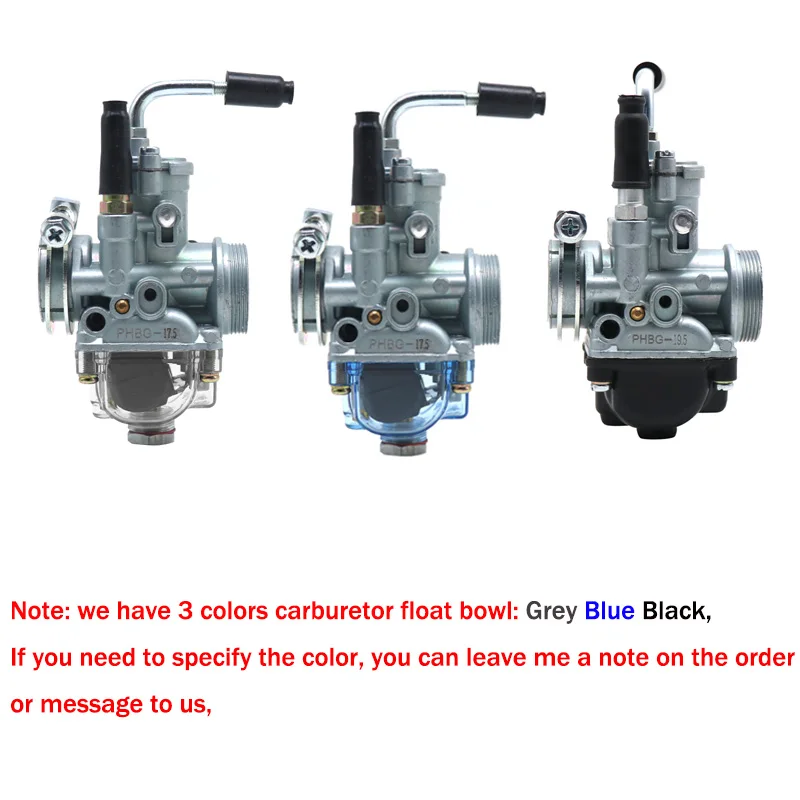 ZSDTRP 17mm 19mm 21mm Dellorto PHBG AD AS BS DS Racing Carburetor Transparent Float Bowl DIO JOG 50cc 100cc for Puch Yamaha Zuma