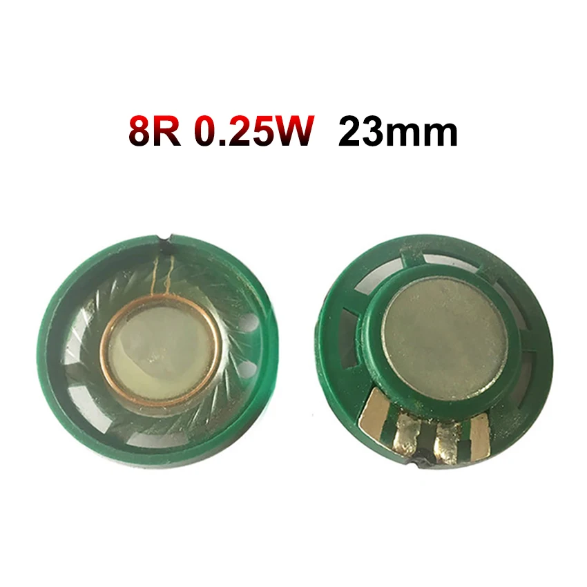 JCD 2PCS 8 Ohm 0,25 W 0,5 W 16/32Ohm Horn Lautsprecher 8R 16R 32R 20mm 21mm 23mm 27mm 29mm 36mm 40mm Durchmesser Lautsprecher