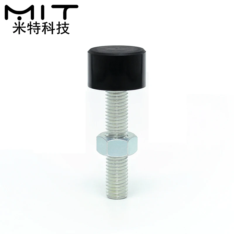 1pcs Inner Hexagon black Head UNAH Stopper Bolt Knob Plunger Set Screw with Polyurethane Handle M4 M5 M6 M8 M10 M12 in stock