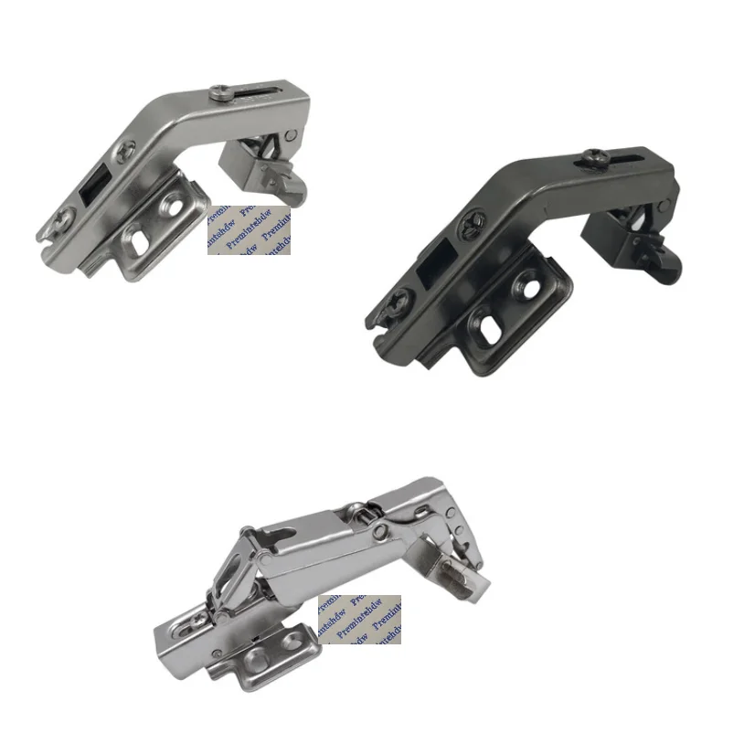 Mortaise pliante en aluminium à deux volets pour Cisco, charnière de porte en verre encadrée, placage dégradnoir, fermeture en douceur, Louvain, 165, 170, 135, 2 pièces