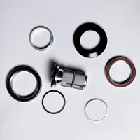 Auriculares de bicicleta de carretera de empuje, accesorios para bicicleta de montaña, juego de cabezales de aleación, 1-1/8 ""-1-1/2""