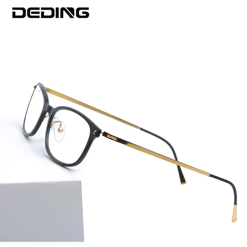 Nylon Titanium Glasses Frame Women Ultralight Screwless Eyeglasses Prescription Myopia Optical Men Frame Eyewear DD1521