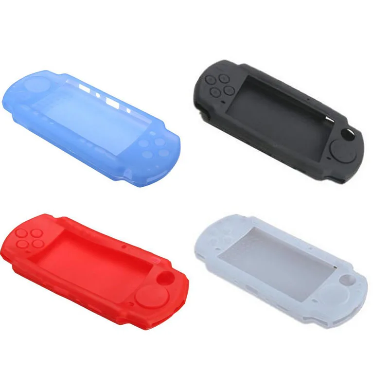 Silicone Soft Protective Cover Shell for Sony PlayStation Portable PSP 2000 2004 2008 3000 3004 3008 Console Protector Skin Case