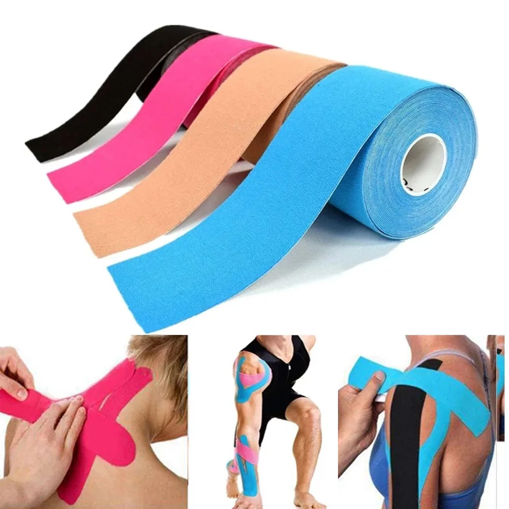 

Sports Kinesiology Tape Precut Latex Free Waterproof Athletic Tape for Pain Relief Supports and Stabilizes Muscles Joints Lasts