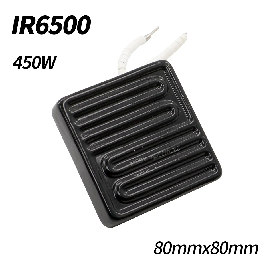 80*80mm 450W górny grzejnik ceramiczny na podczerwień płyta grzewcza do stacji BGA IR6000 IR6500 IR-PRO-SC