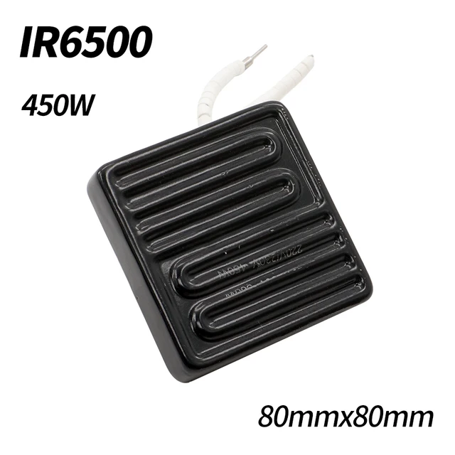 80*80mm 450W górny grzejnik ceramiczny na podczerwień płyta grzewcza do stacji BGA IR6000 IR6500 IR-PRO-SC