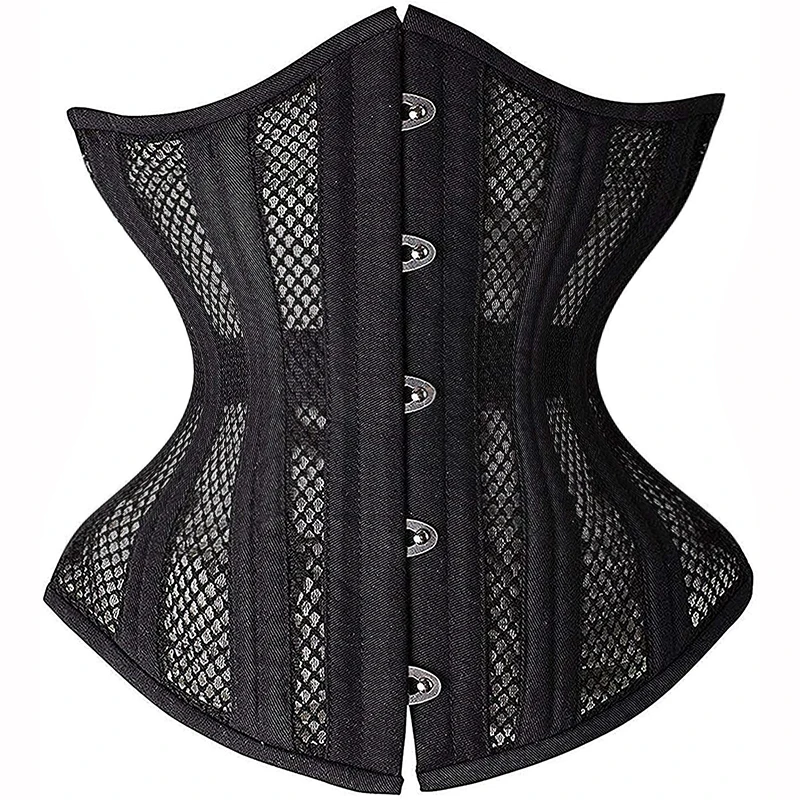 Hourglass Waist Corset Gothic Bustier Women\'s Corset Top underbust Steel Bone Plus Size Corselet Steampunk Slimming Belly Sheath