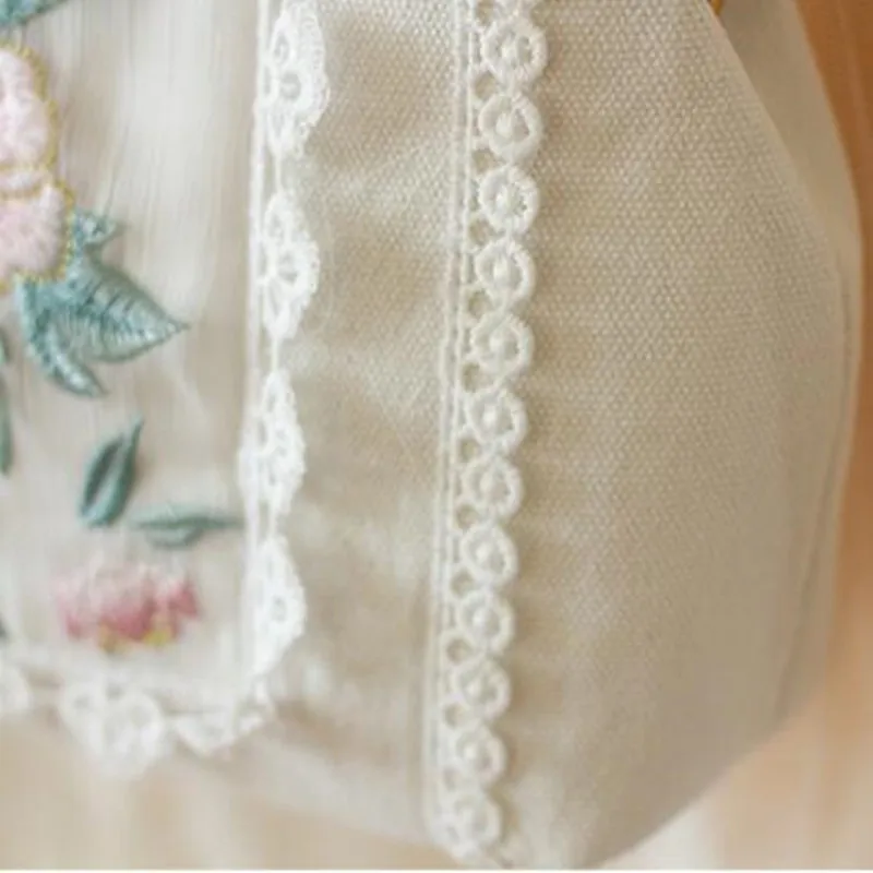 Donne Vintage Bacio di Blocco Borsa Del Ricamo di Stile Cinese Borse e Pochette con Tracolla A Catena Borse Delle Signore di Sera del Sacchetto di