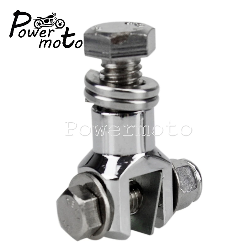 Universal Motorcycle Highway Pegs Pedal Bolt Mount Footpeg Clevis Clamp Footrest Adapter For Harley Custom Chopper Cafe Racer