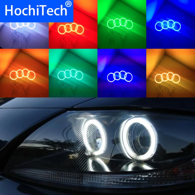 

For BMW Z4 E85 2002 - 2008 LED perimeter headlight rings halo Multi-color RGB angel demon eyes car styling