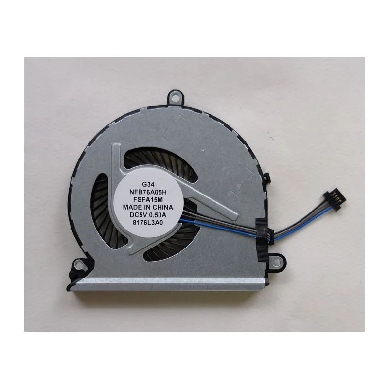 Ventilador de refrigeración para CPU, Enfriador de CPU para Lenovo V310, V310-14IKB, V310-14ISK, V310-15ISK, IKB G34, E42-80, NFB76A05H, FSFA15M, 856359-001, nuevo