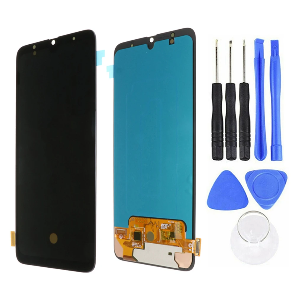 Pantalla LCD de 6,7 pulgadas para móvil, montaje de digitalizador con pantalla táctil para Samsung Galaxy A70 2019, A705, A705F, A705DS