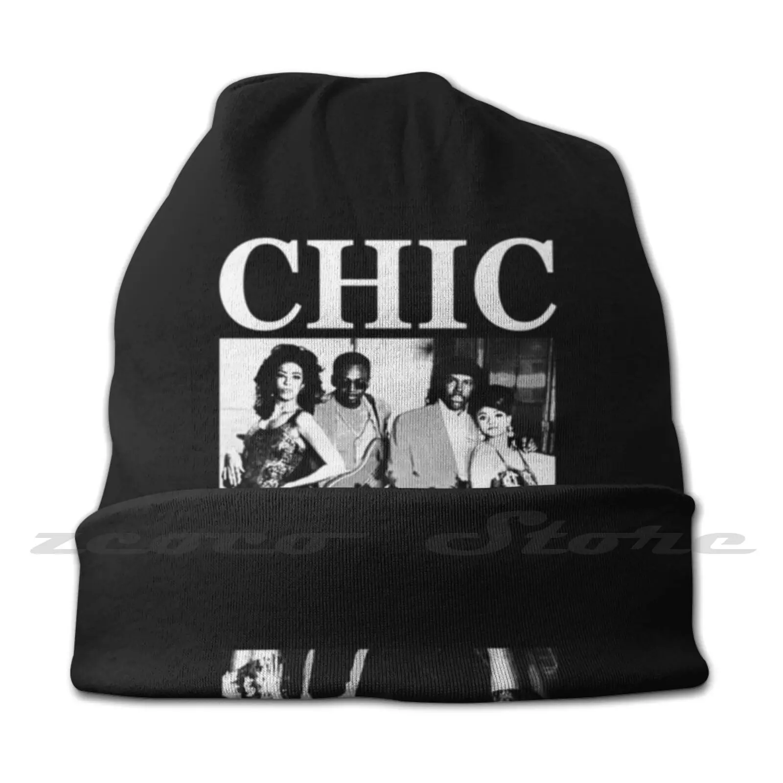 Chic Disco Band Knit Hat Hedging Cap Soft Elasticity Outdoor Sports Leisure Chic Disco Band Fan Village People Classic Disco