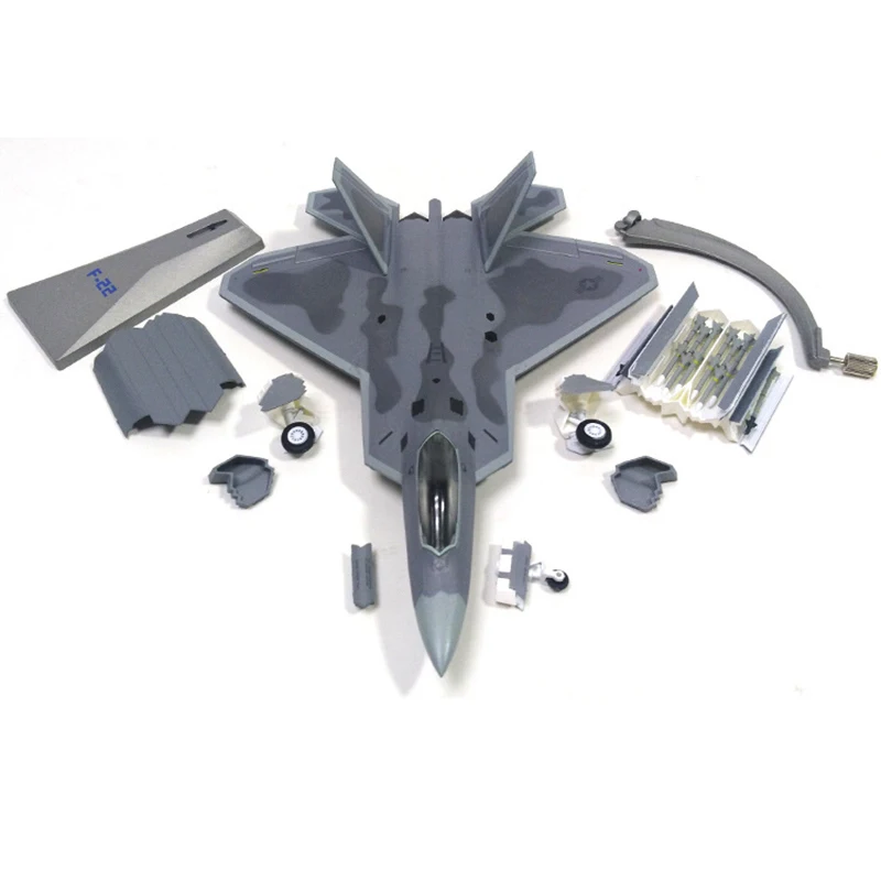 1/72 Scale Alloy Fighter F-22 US Air Force Aircraft F22 Raptor Model Toys Children Kids Gift for Collection