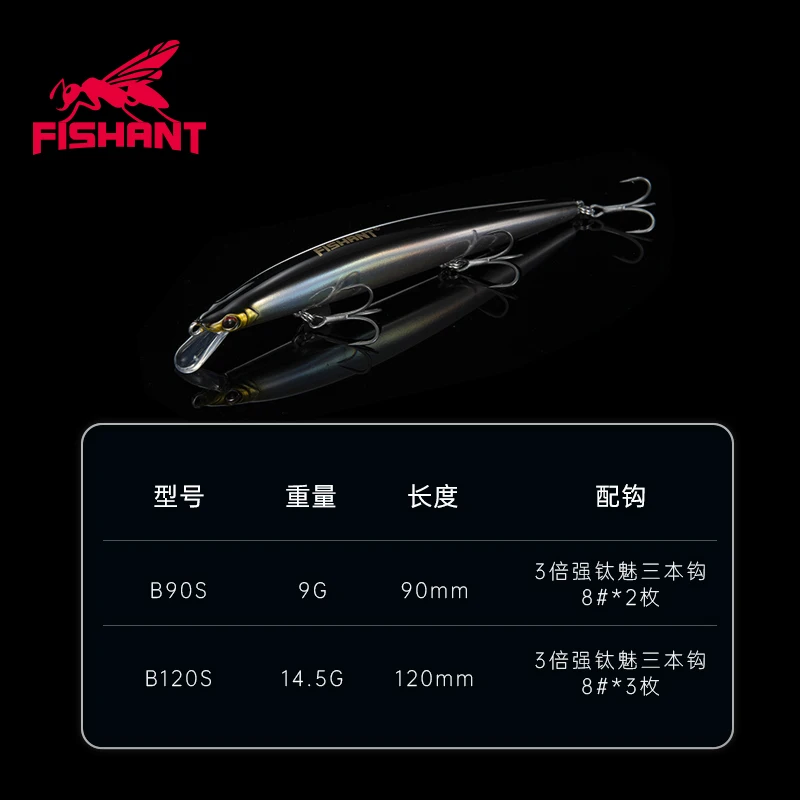 Overlord Wobbler Shad B90S/B120S - Cebo duro hundimiento lento - imagen 5