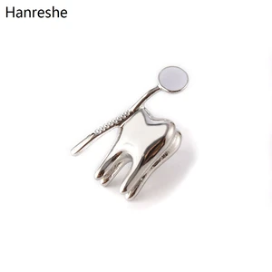 Mode Klasik Bentuk Gigi Pin Bros Medis Lucu untuk Dokter Perawat Kerah Ransel Pin Lencana Aksesori Hadiah Perhiasan 10 bros dokter penjualan terbaik - №