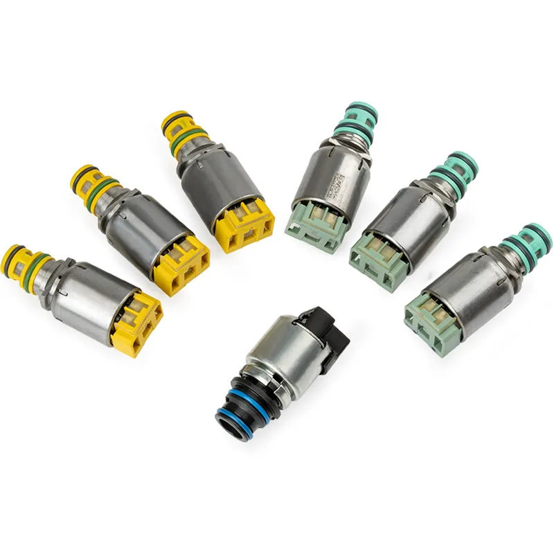 6T45E 6T40E 6T45 6T40 Transmission Shift Solenoid Valve 7PCS For Chevrolet Cruze Epica Lacetti Astra For Buick LaCrosse