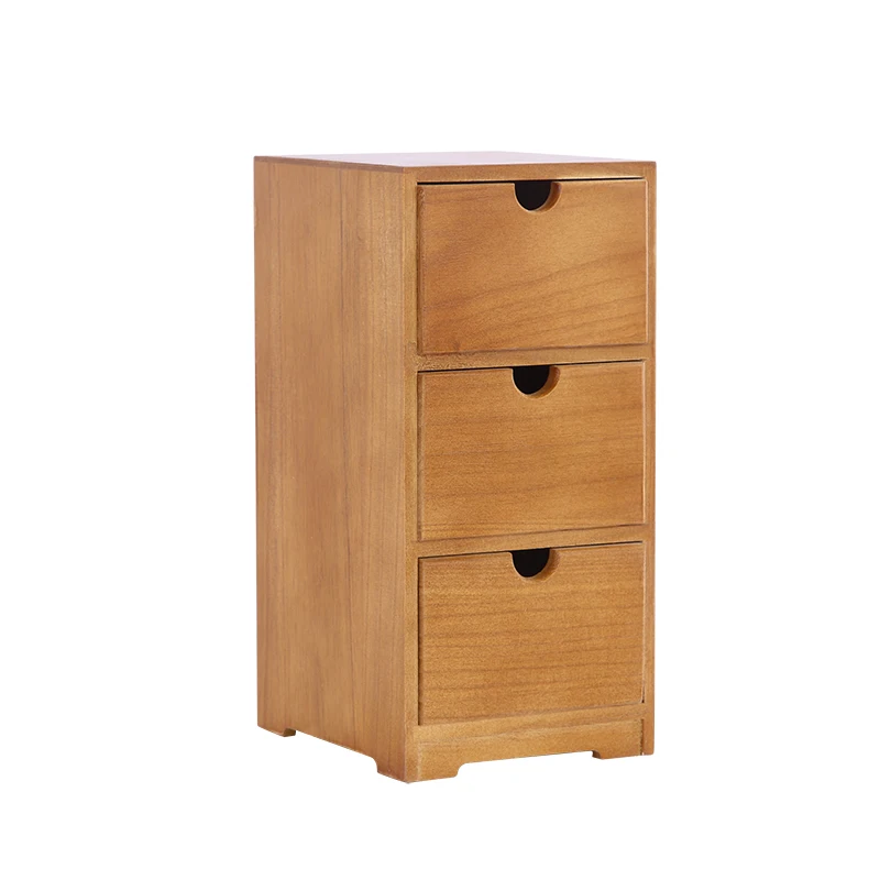 29*14*16cm Wooden Tool Case Storage Drawers Home Creative Toolbox Desktop Cabinet Cosmetic Debris Jewelry Gift
