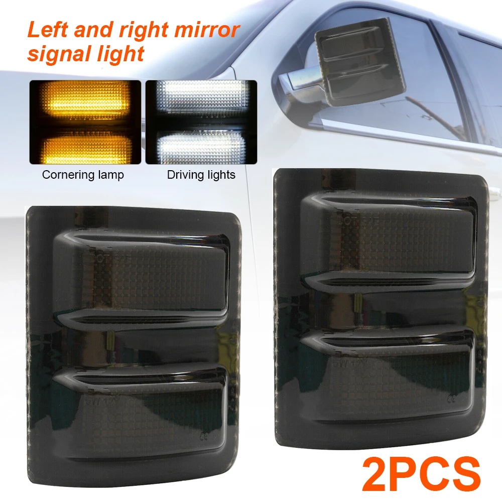 

2Pcs Super Duty Switchback LED Side Mirror Marker Light for Ford F250 F350 F450 F550