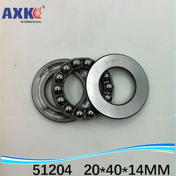 (1pcs) Axial Ball Thrust Bearing 51204 20*40*14 mm Plane thrust ball bearing