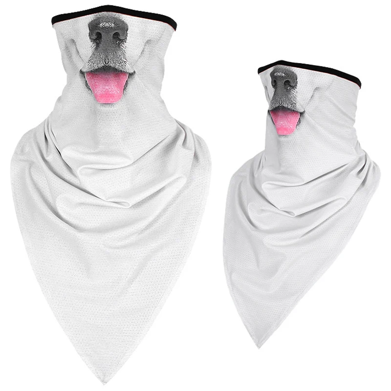 3D Animal Funny Hiking Scarves Men Women Magic Bandana Cycling Face Mask Scarf Neck Gaiter Warmer Fishing Headband Balaclava