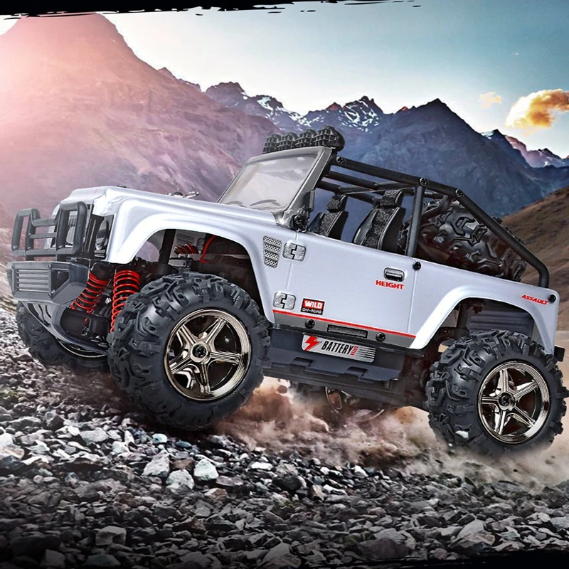 Full Scale 1/22 R/C Racing Desert Off Road Car 2.4G 4WD Electric Remote Control Drifting High Speed Vehicle Toys Gift For Boys