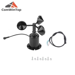 0-70m/s Polycarbonate Body Wind Speed Sensor 4-20MA 0-5V 0-10V RS485 Pulse Output Wind Speed Transmitter Anemometer