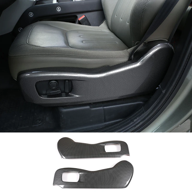 

2 Pcs ABS Car Styling for Land Rover Defender 110 2020-2021 Seat Side Adjustment Frame Decoration Cover Car Interior Accessories