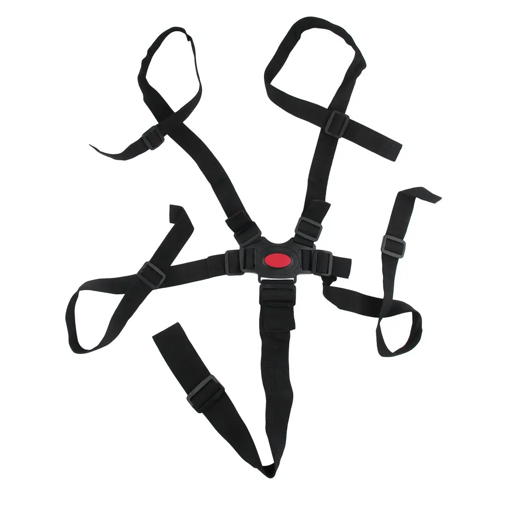 Universal Baby 5-Point Harness Safe Belt Crotch Shoulder Protector Safety Belt For Pushchair Dining Chair Car Stroller Chair