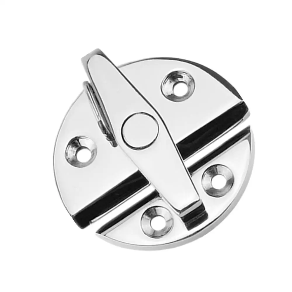 Marine Hardware Boat Accessories 316 Stainless Steel Boat Door Cabinet Latch Round Turn Button Twist Catch Latch Ship Yacht Hot