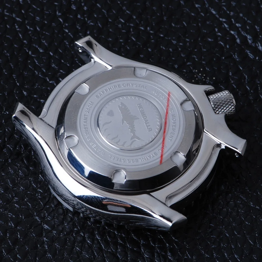 automatic watches for men,mens dive watch HEIMDALLR men's sport 200m waterproof mechanical wristwatch luminous luxury relogio