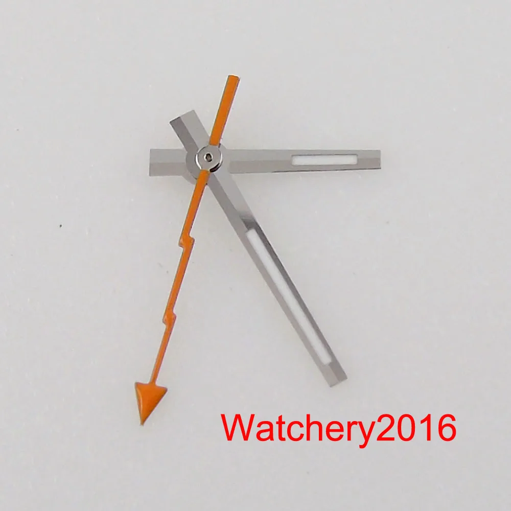 Orange Blue Flash Watch Hands Fit NH35A NH36A 7S26 4R35 MIYOTA 8215 8205 MINGZHU 2813 ETA 2824 2836 Movement Watch Parts Tool