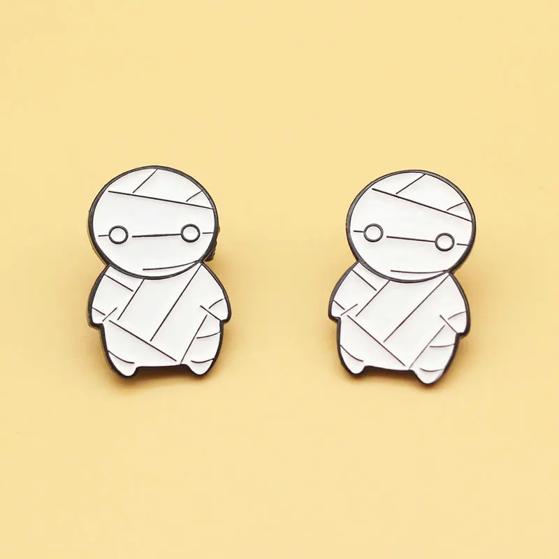 mummy brooch and enamel pins Men and women fashion jewelry gifts anime movie novel lapel badges